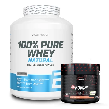 Pack 100% Pure Whey Nature + My Energy Pump